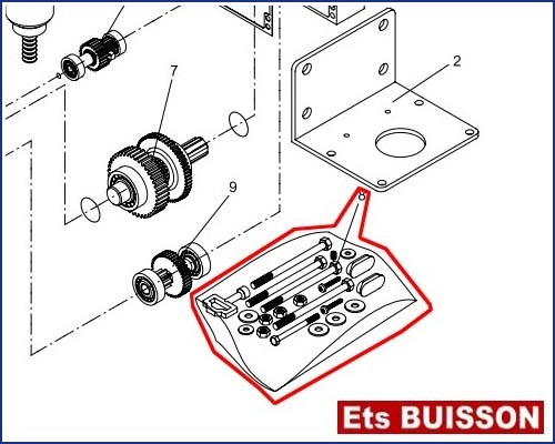 BENINCA DU.45E/DU.45EL - Blister N°8 Ref. 9686187